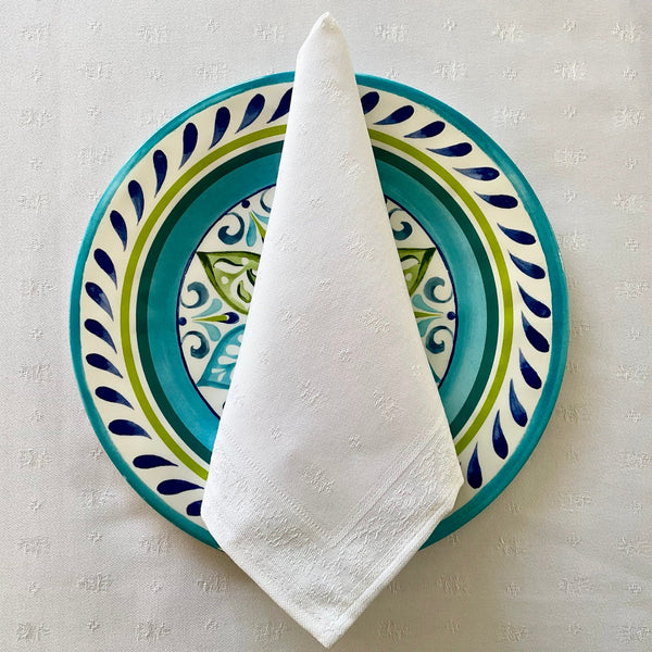 Napkin Durance White, Set of 4