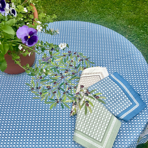 Napkin Nyons Olives Light Green, Set of 4