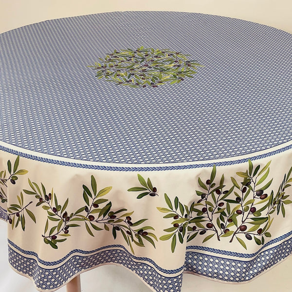 Nyons Olives Acrylic-Coated Tablecloth