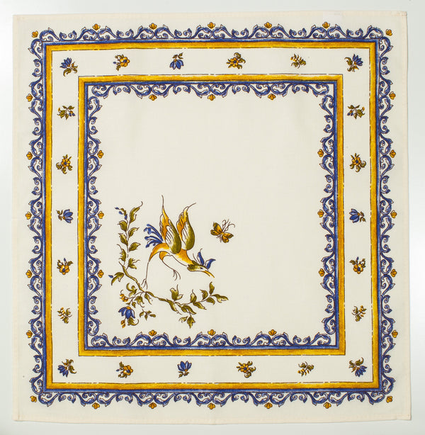 Napkin Moustiers Blue, Set of 4
