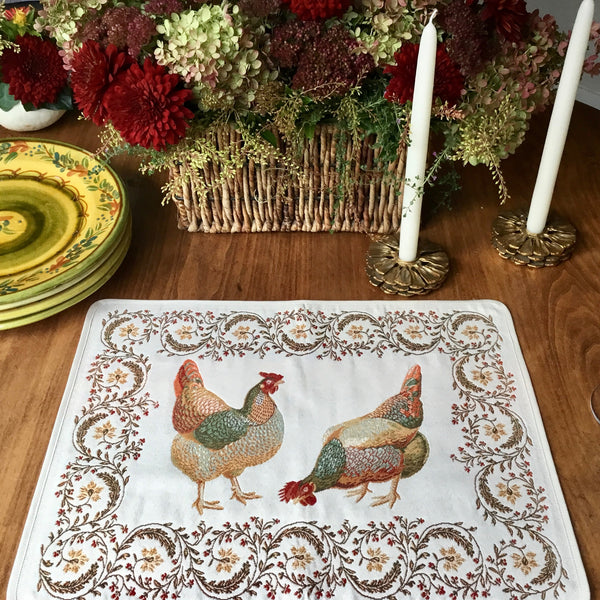 Placemat, Jacquard, Chanteclair