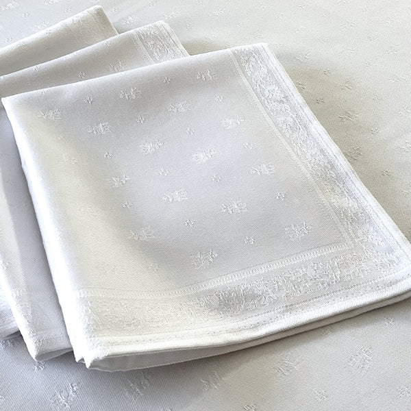 Napkin Durance White, Set of 4