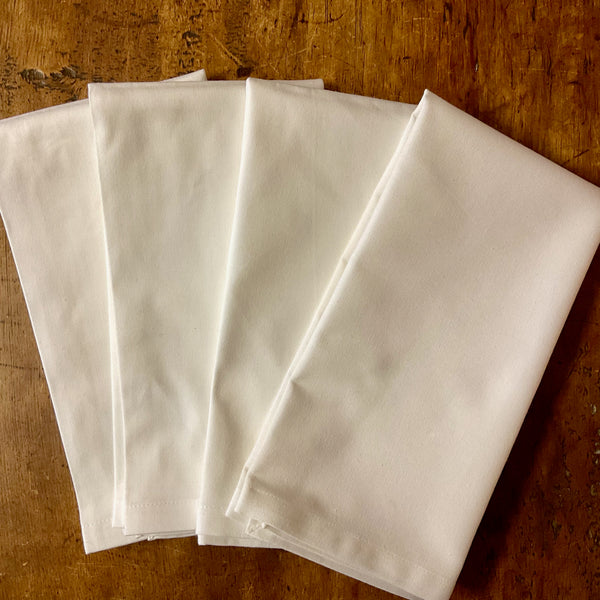 Napkin Solid White, Set of 4