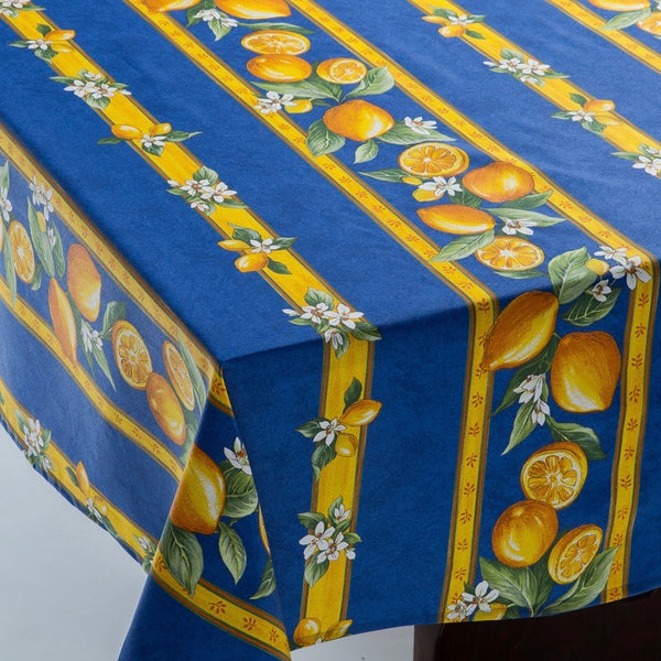 Lemons Acrylic-Coated Tablecloth