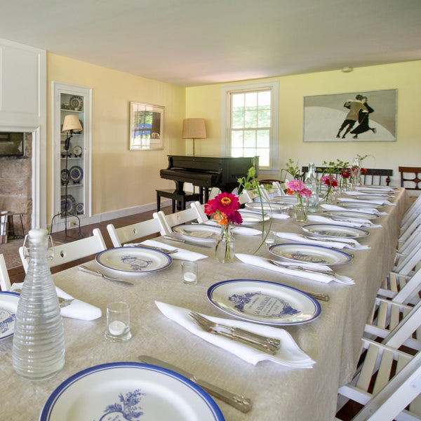 Linen Acrylic-Coated Tablecloth