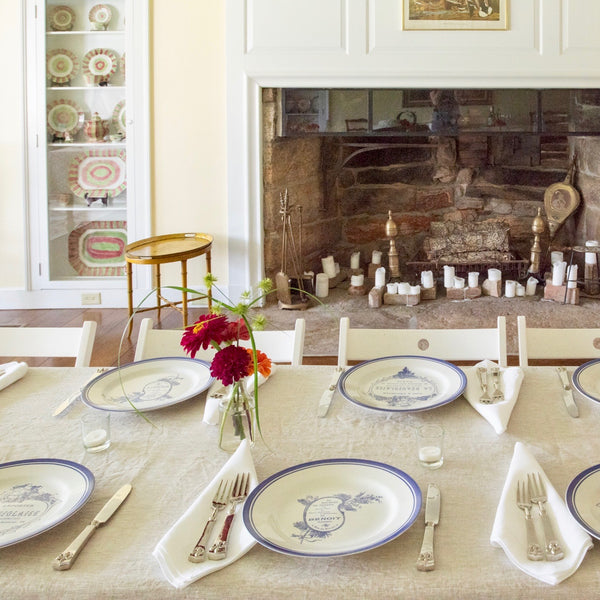 Linen Acrylic-Coated Tablecloth