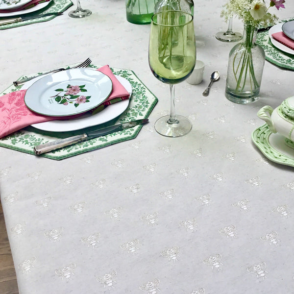 Maya Bee Jacquard Tablecloth