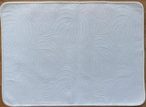 Placemat, Jacquard, Seve Leaves Ivory