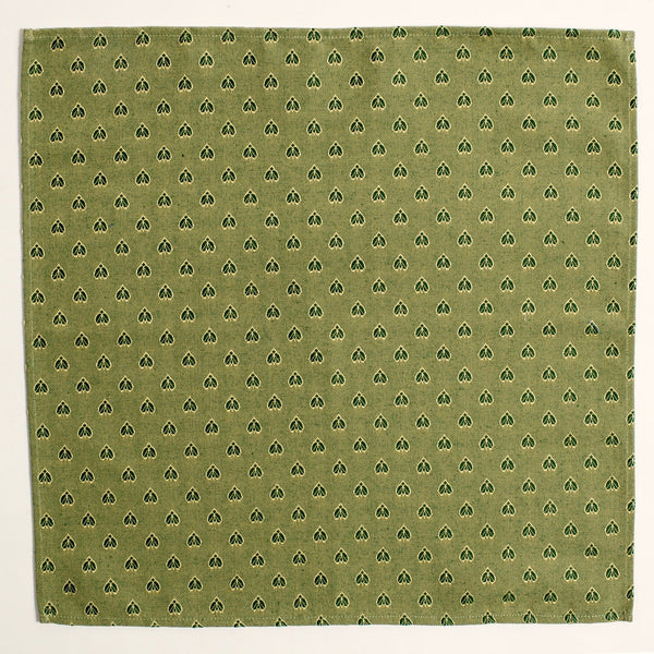 Napkin Small Bee Green, Set of 4