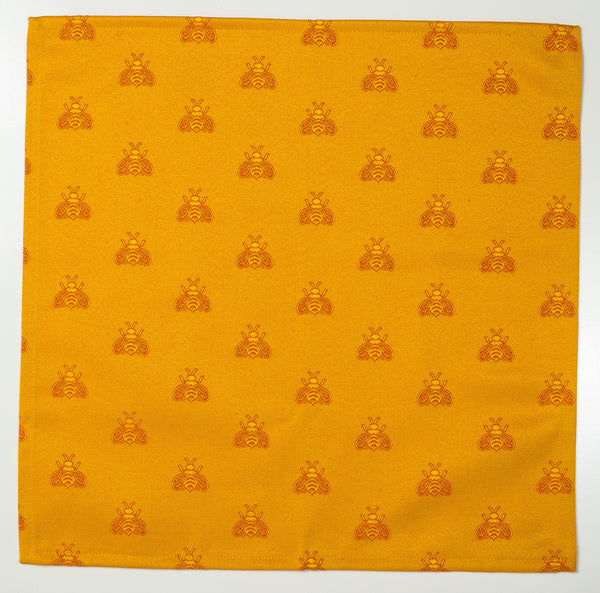 Napkin Maya Bee Gold, Set of 4