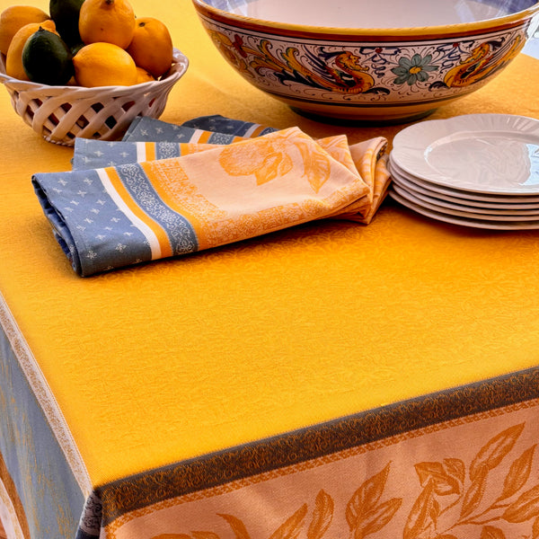 Napkin Cedrat Lemon Jacquard, Set of 4