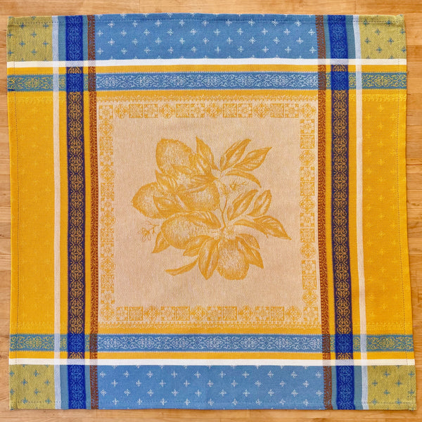 Napkin Cedrat Lemon Jacquard, Set of 4