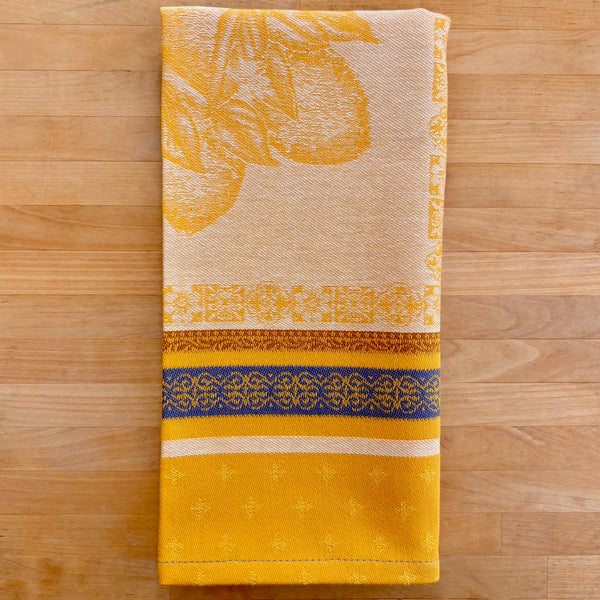 Napkin Cedrat Lemon Jacquard, Set of 4