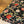 Ceylan Floral Black, Square Table Topper