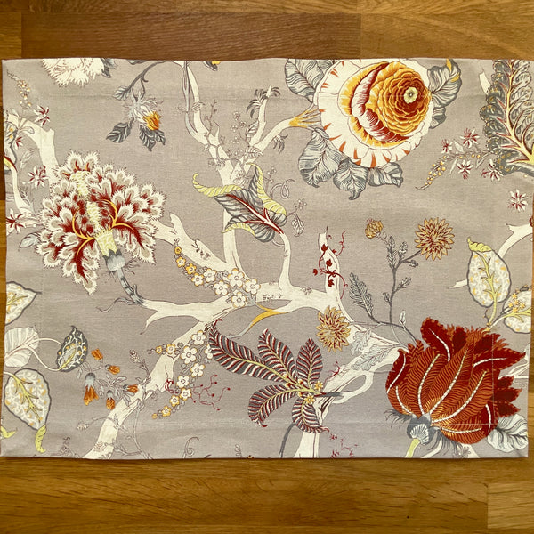 Placemat, Cotton Print, Ceylan Taupe