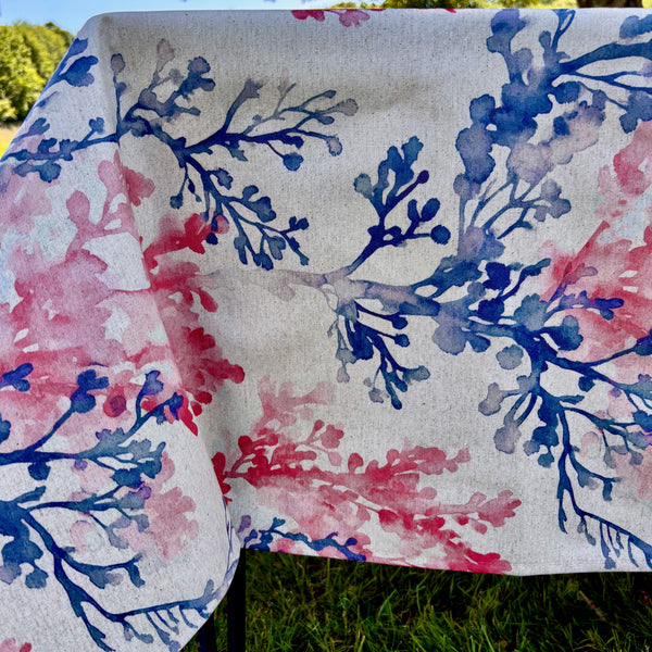 Corail Acrylic-Coated Tablecloth