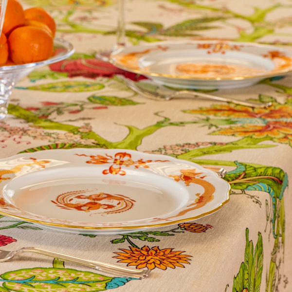 Darjeeling Linen Tablecloth