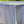 Degas Ticking Stripe Blue Acrylic-Coated Round Tablecloth