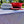 Degas Ticking Stripe Blue Acrylic-Coated Tablecloth