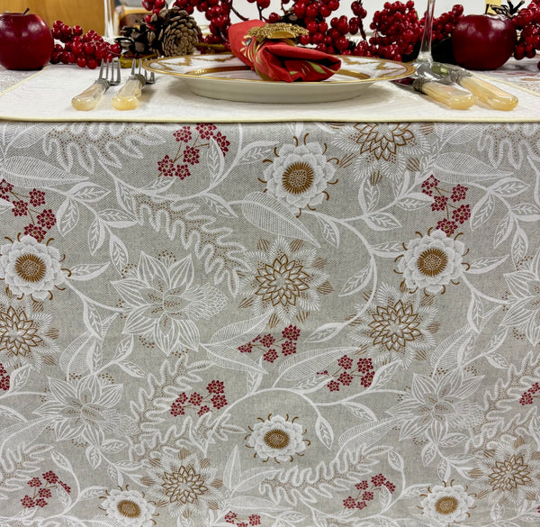 Emeline Acrylic-Coated Tablecloth