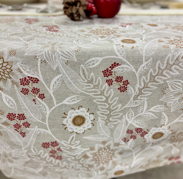 Emeline Acrylic-Coated Tablecloth