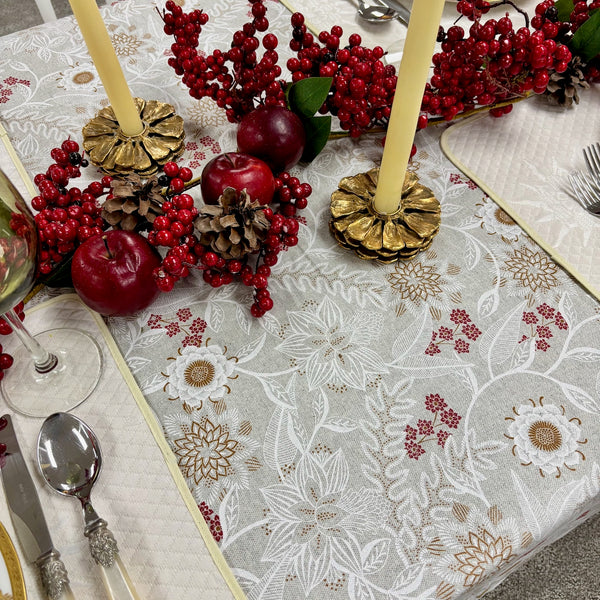 Emeline Acrylic-Coated Tablecloth