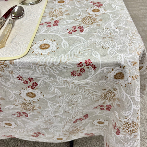 Emeline Acrylic-Coated Tablecloth