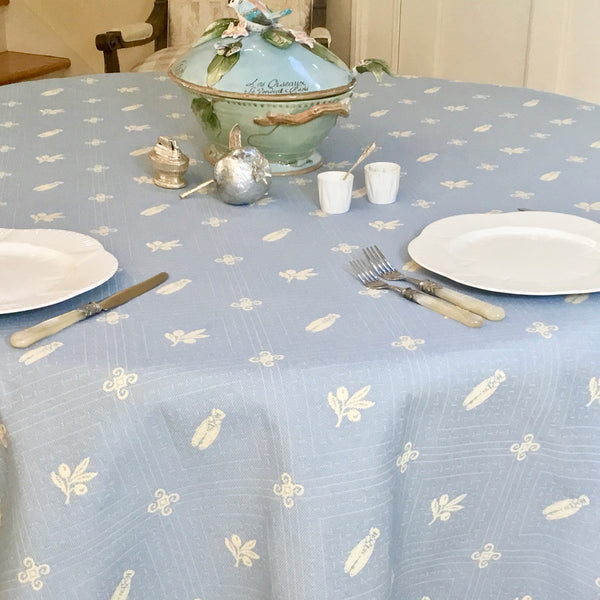 Fontaine Reversible Jacquard Tablecloth