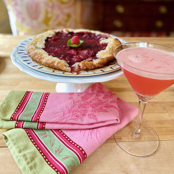 Napkin Senanque Jacquard Pink