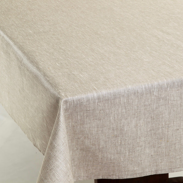 Linen Acrylic-Coated Tablecloth