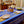 Marie Blue Acrylic-Coated Tablecloth