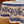 Marie White & Blue Acrylic-Coated Round Tablecloth