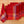 Napkin Massilia Jacquard Red, Set of 4