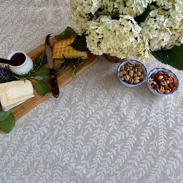 Matta Linen Acrylic-Coated Round Tablecloth