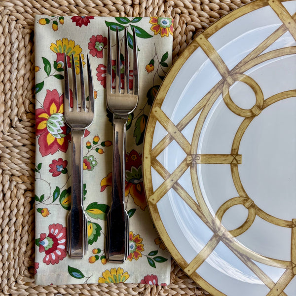 Napkin Millefleurs Ivory, Set of 4