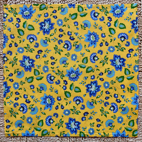 Napkin Millefleurs Yellow, Set of 4