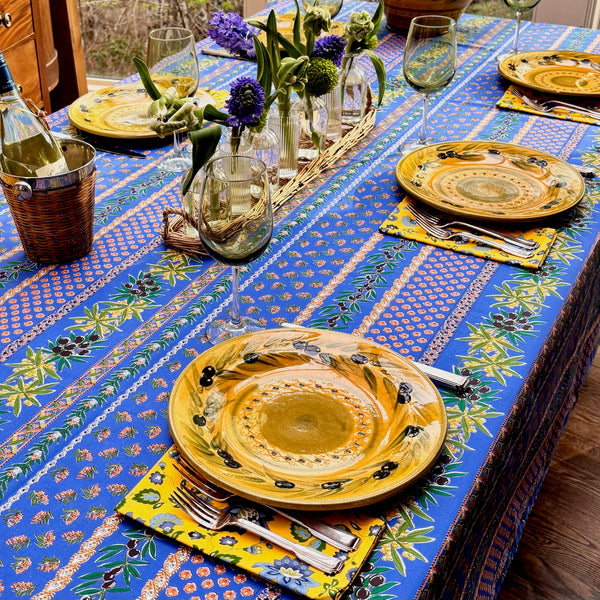 Napkin Millefleurs Yellow, Set of 4