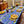 Olives Mimosa Blue Acrylic-Coated Tablecloth
