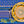 Olives Mimosa Blue Acrylic-Coated Tablecloth