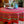 Olives Mimosa Red Acrylic-Coated Round Tablecloth