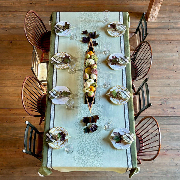 Olives Jacquard Tablecloth