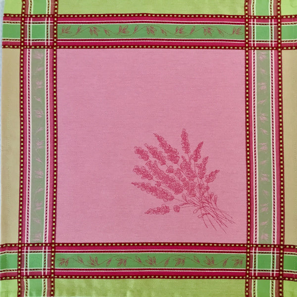 Napkin Senanque Jacquard Pink