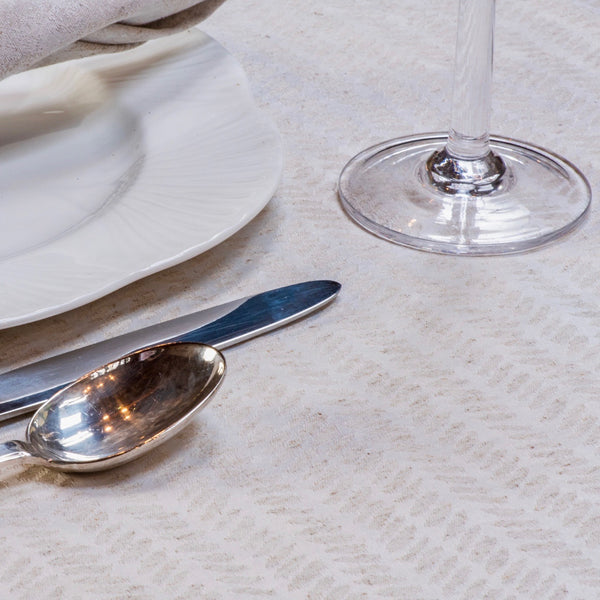 Signac Herringbone Acrylic-Coated Tablecloth