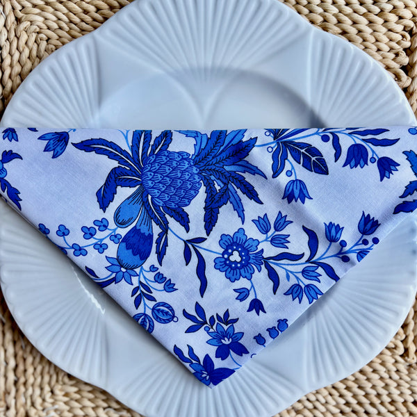 Napkin Versailles Blue, Set of 4