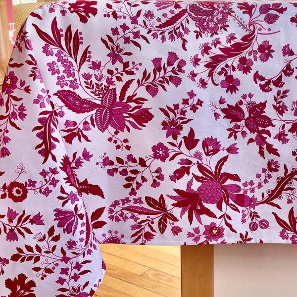 Versailles Rose Acrylic-Coated Tablecloth